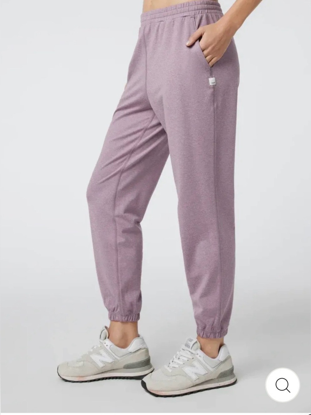 Vuori Heathered Purple Boyfriend Jogger Sweatpants Size M